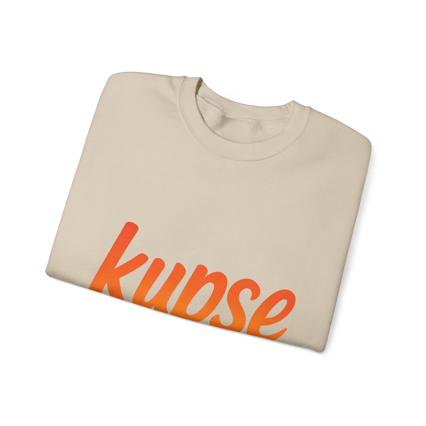 Bluza unisex z grafiką Kup Se Logo Orange – klasyczny crewneck i miejski styl
