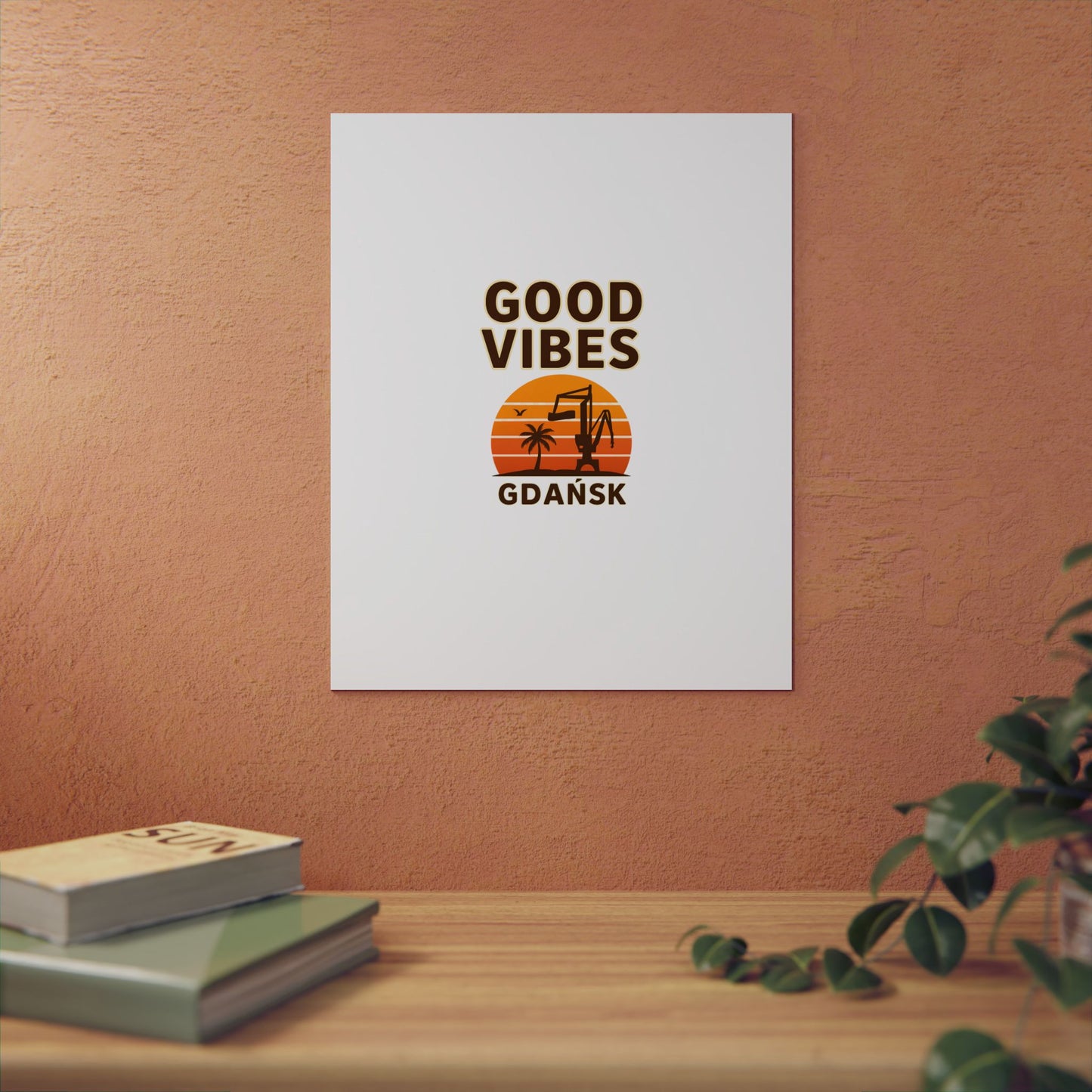 Obraz na panelu aluminiowym Good Vibes – trwały wydruk w stylu Kup Se