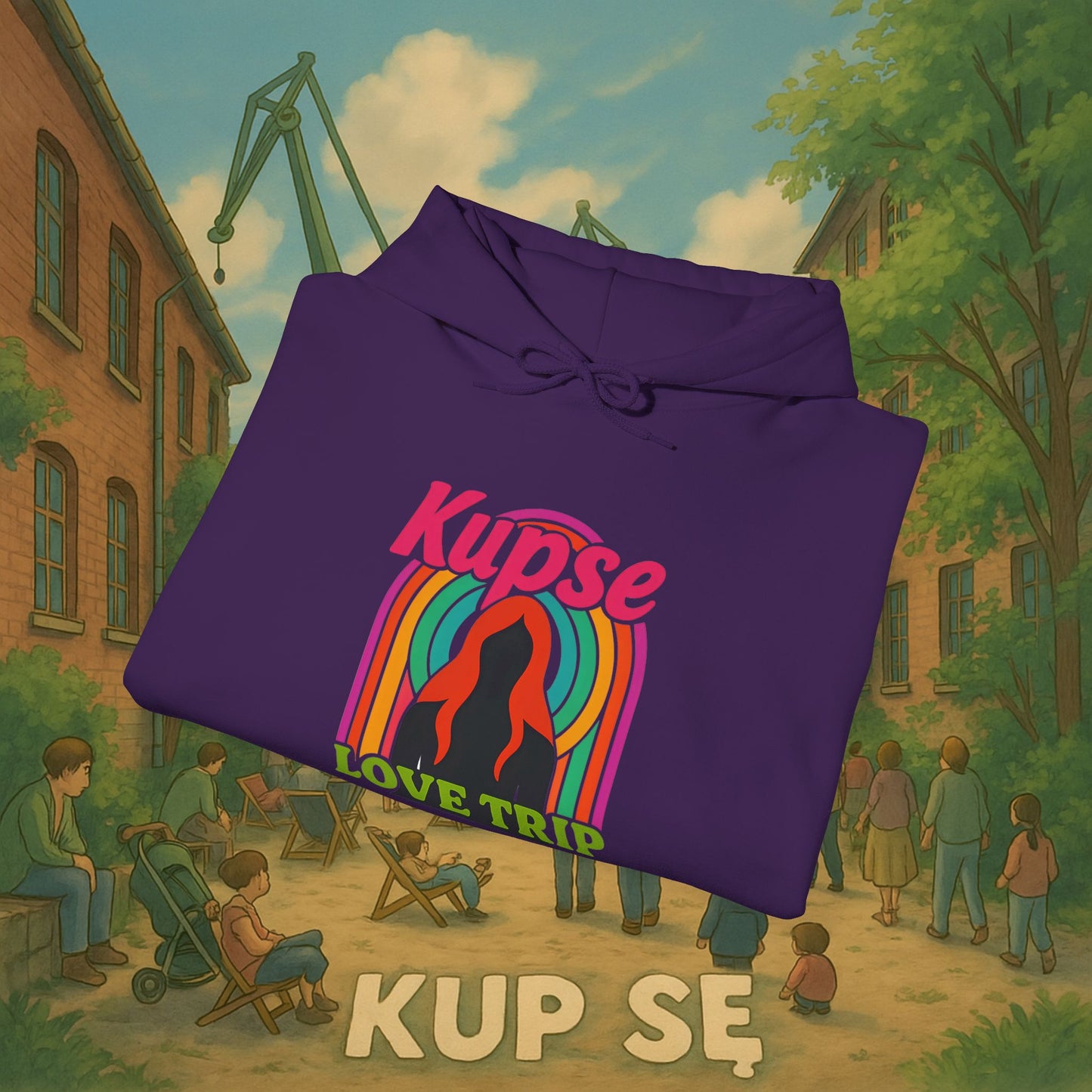Unisex Heavy Blend Hoodie – Love Trip – Kup Se