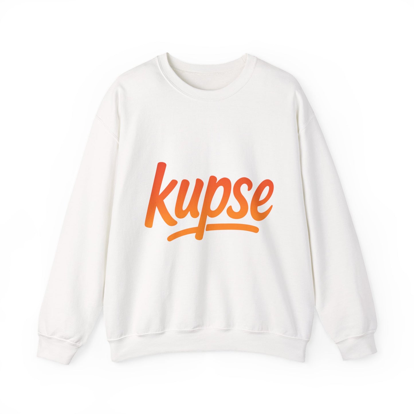Bluza unisex z grafiką Kup Se Logo Orange – klasyczny crewneck i miejski styl