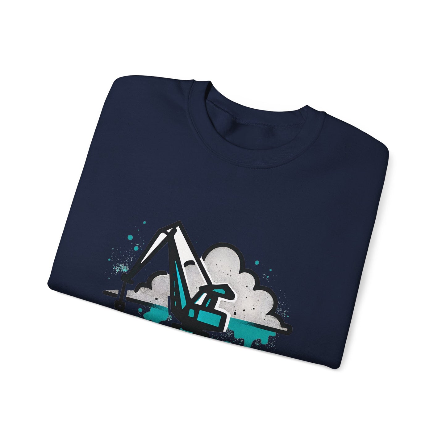 Bluza unisex z grafiką Kup Se Dźwig– klasyczny crewneck i miejski styl