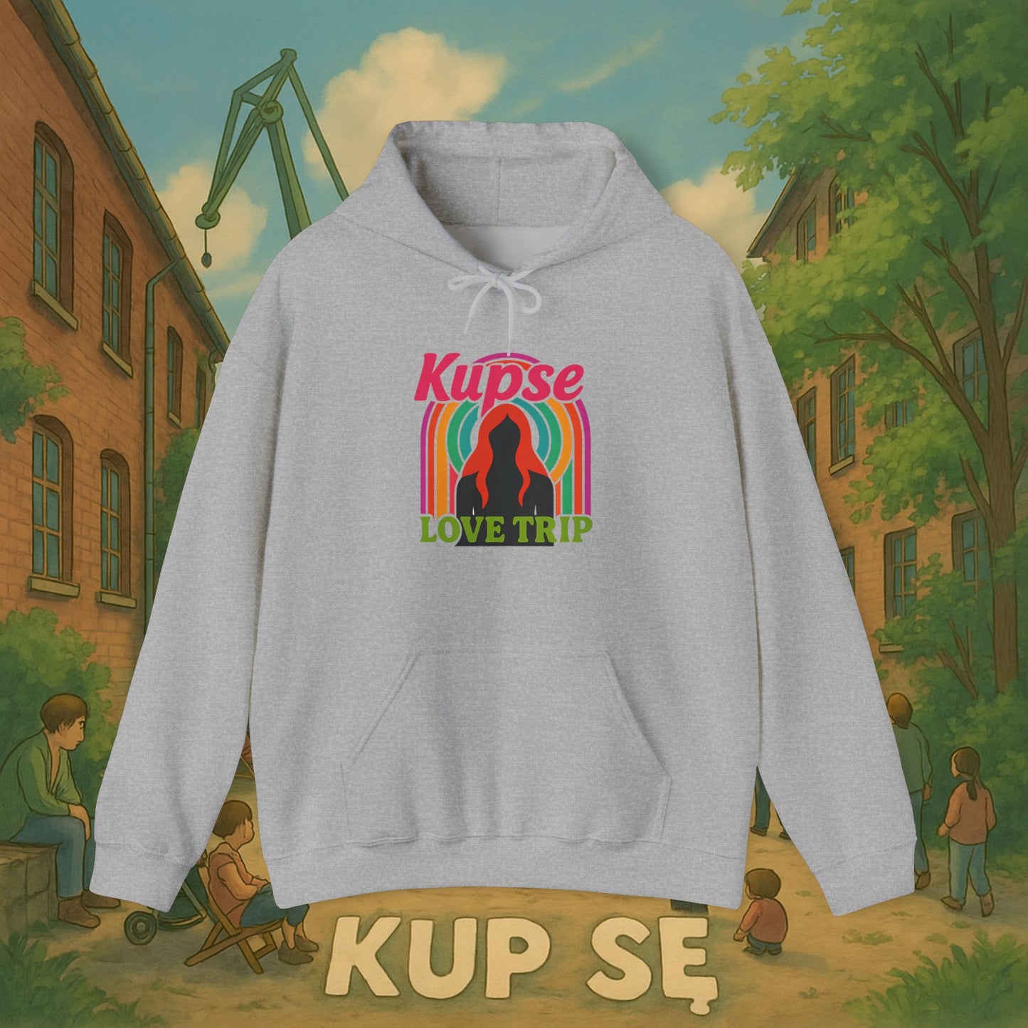 Unisex Heavy Blend Hoodie – Love Trip – Kup Se