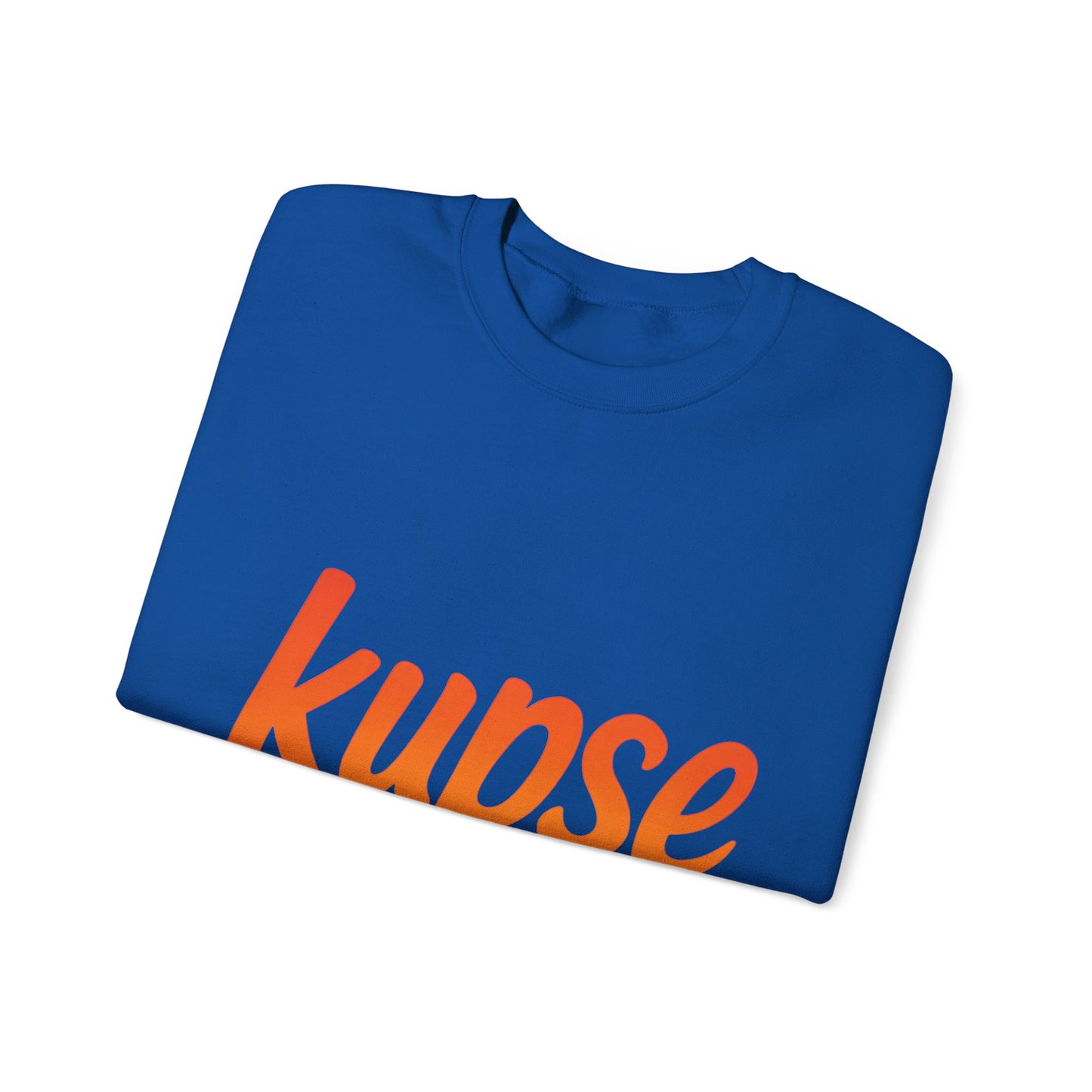 Bluza unisex z grafiką Kup Se Logo Orange – klasyczny crewneck i miejski styl