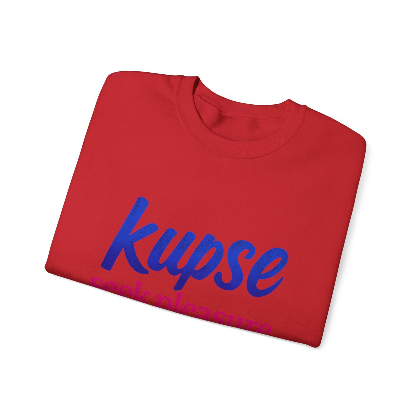 Bluza unisex z grafiką Kup Se Seek Pleasure – klasyczny crewneck i miejski styl
