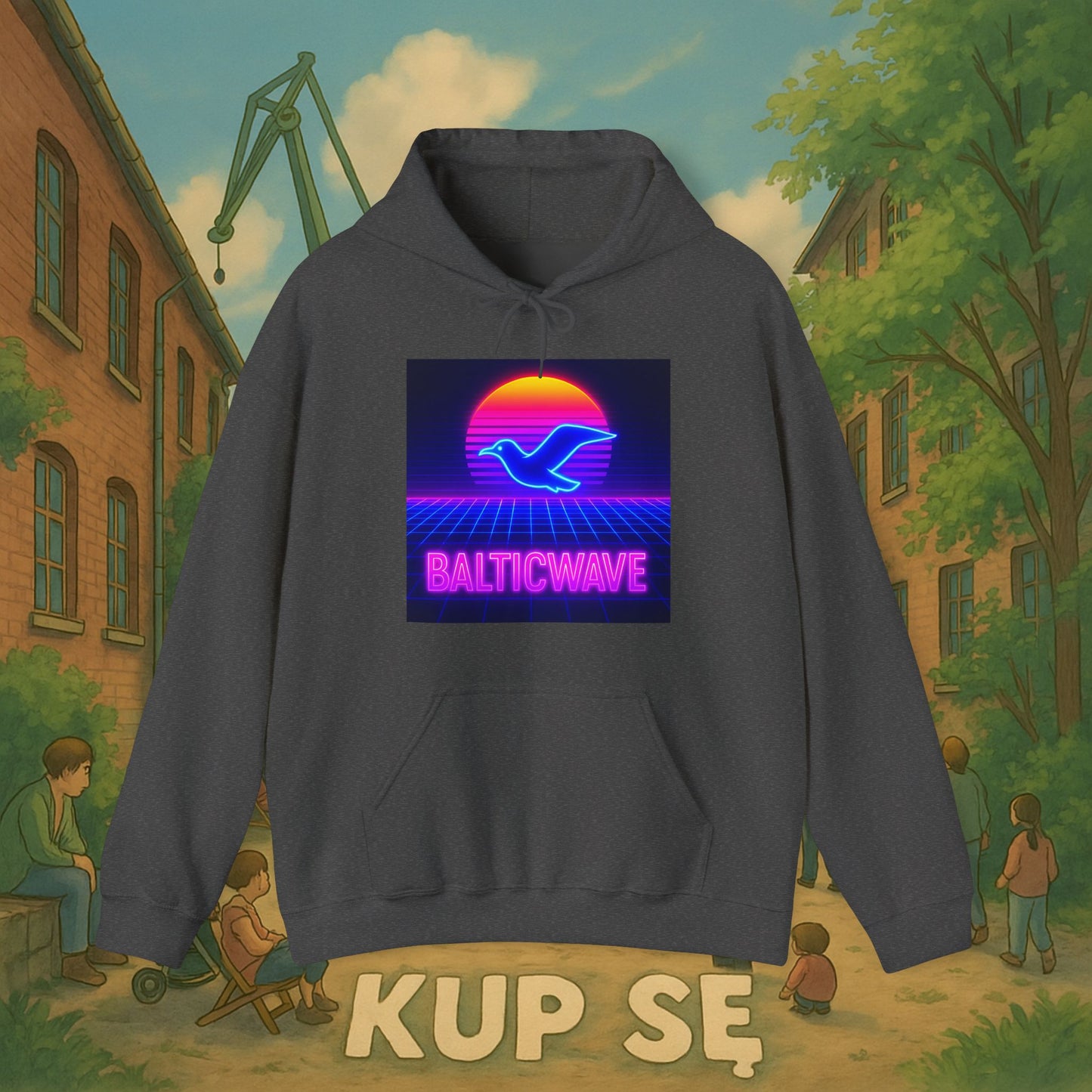 Unisex Heavy Blend Hoodie – BatlicWave – Kup Se