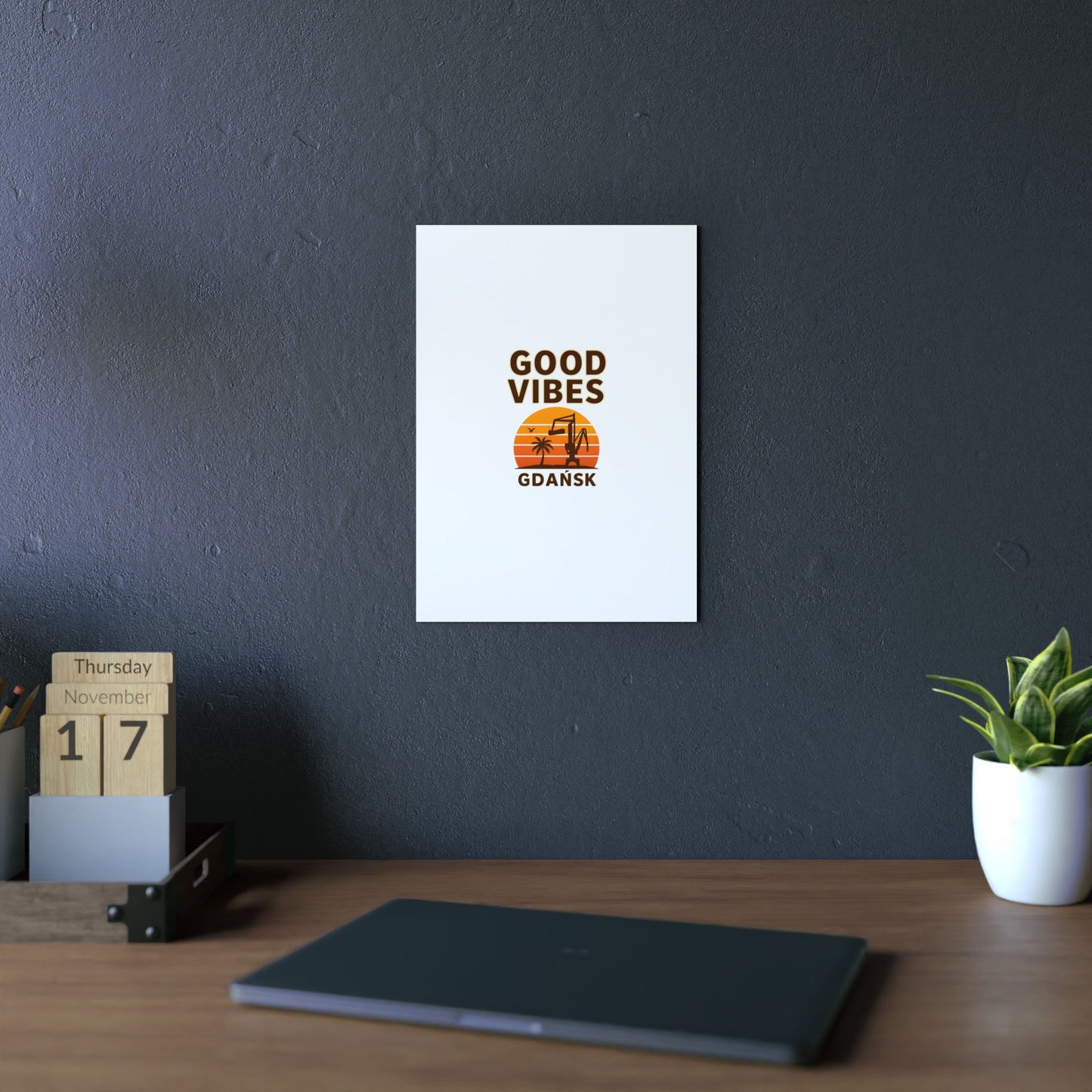 Obraz na panelu aluminiowym Good Vibes – trwały wydruk w stylu Kup Se