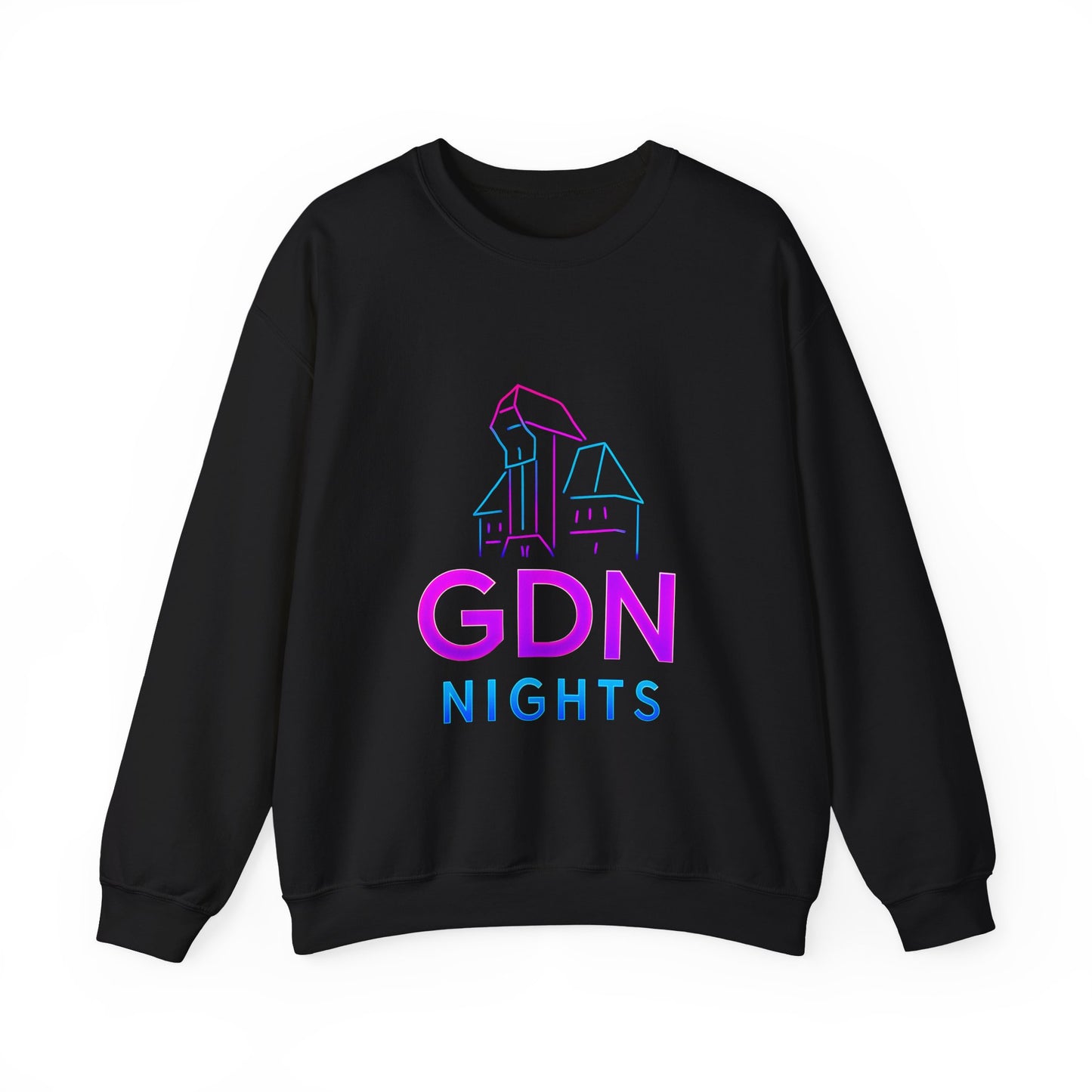 Bluza unisex z grafiką Kup Se GDN Nights – klasyczny crewneck i miejski styl