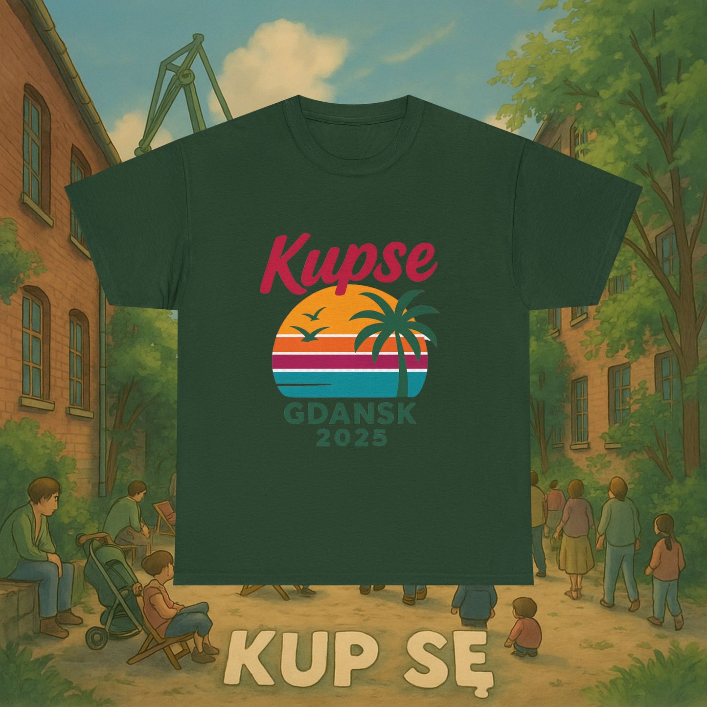 KupSe 90's Style t-shirt - Unisex Heavy Cotton Tee
