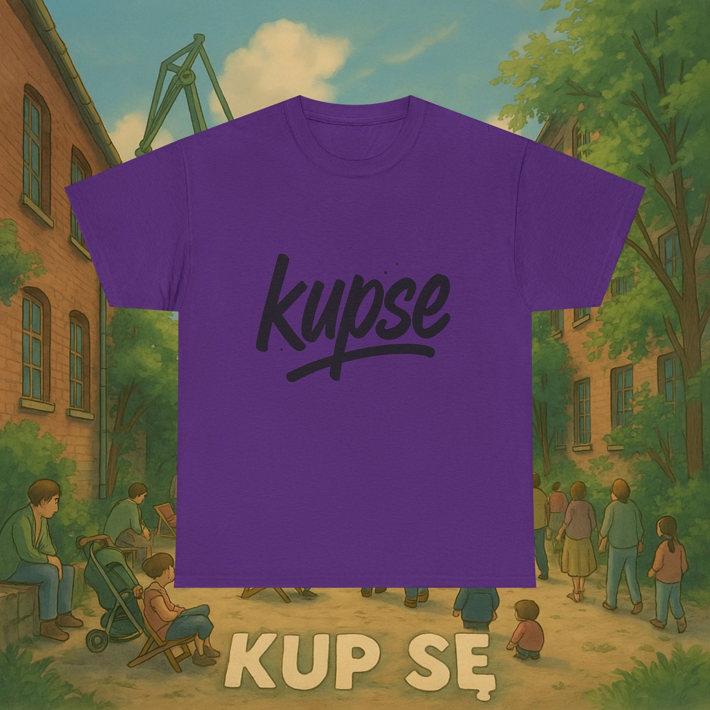 KupSe Logo t-shirt - Unisex Heavy Cotton Tee
