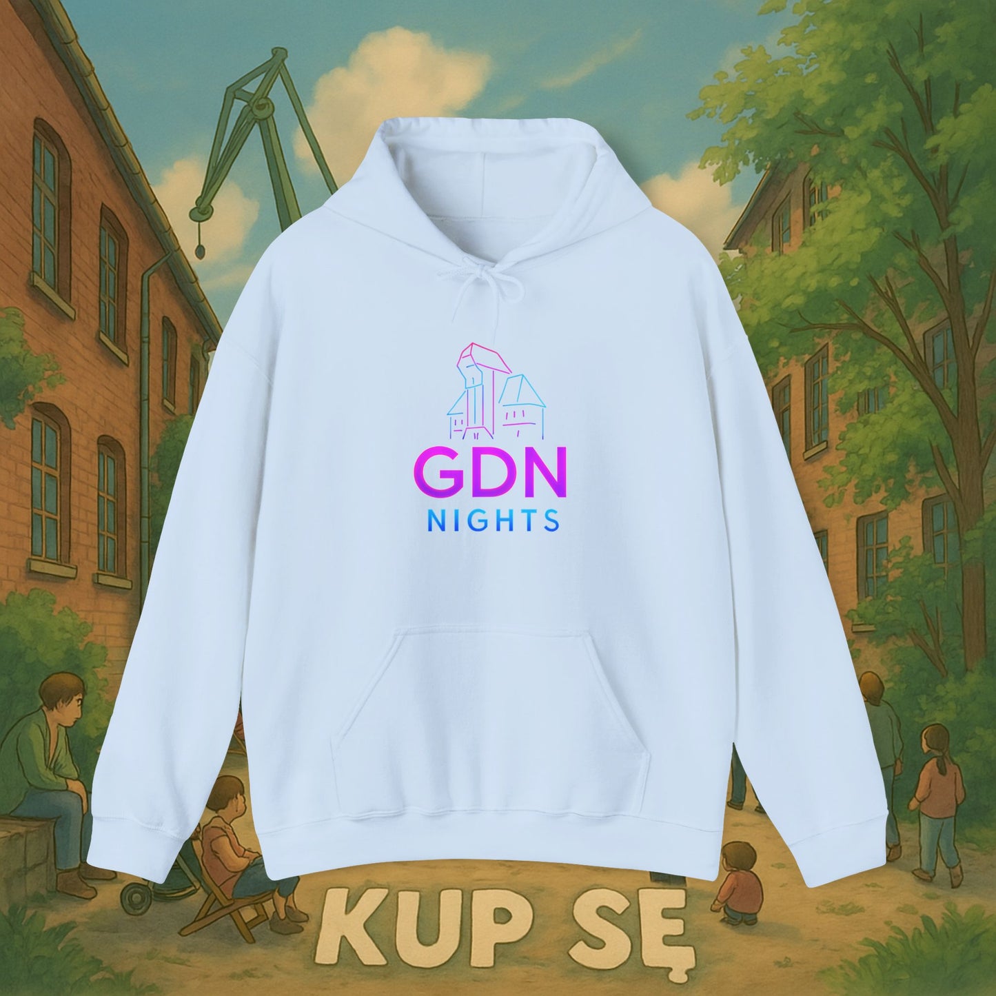 Unisex Heavy Blend Hoodie – GDN Nigths – Kup Se