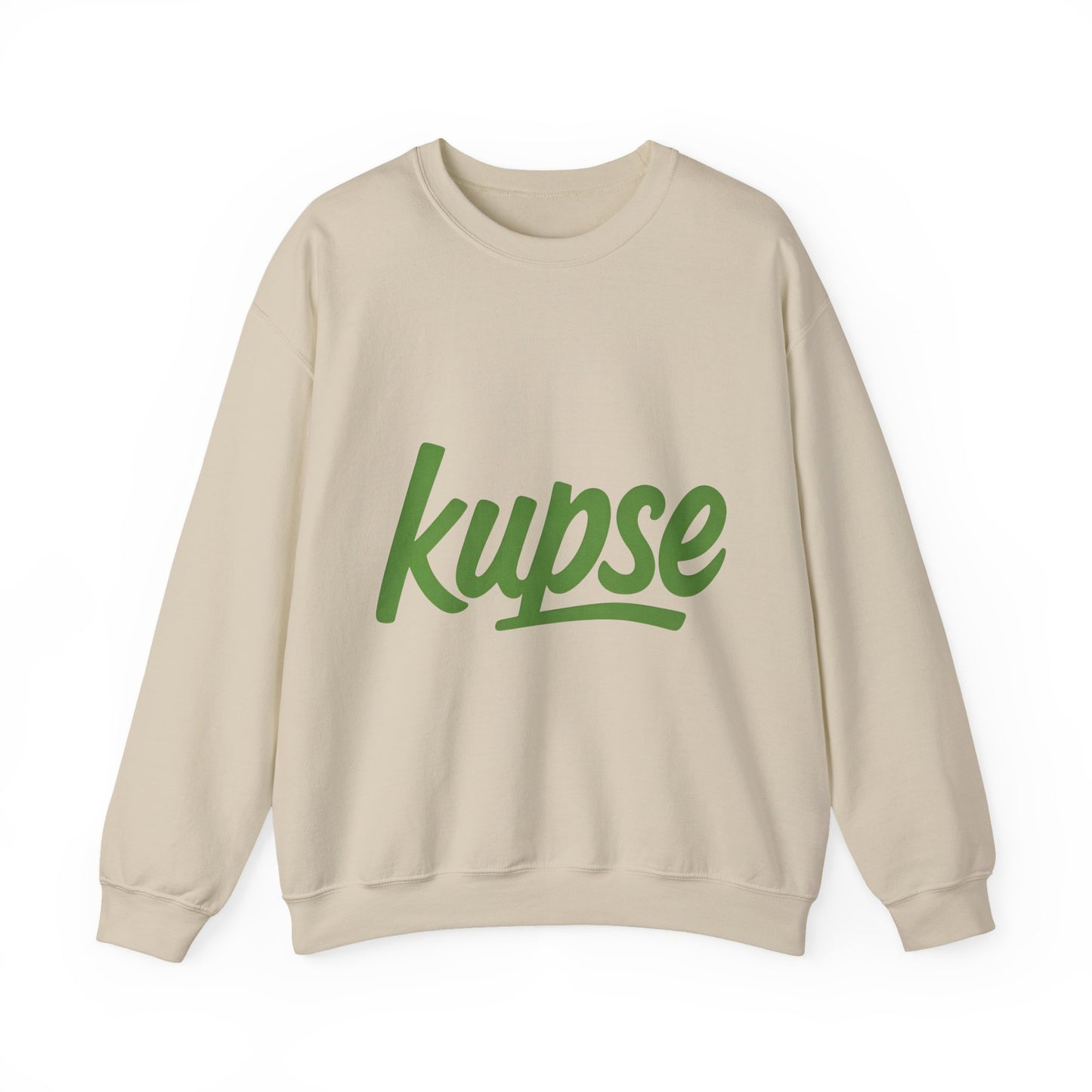 Bluza unisex z grafiką Kup Se Logo Green – klasyczny crewneck i miejski styl