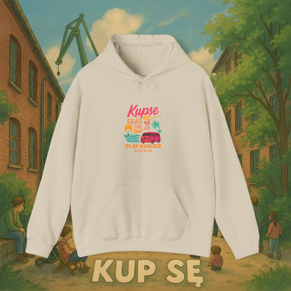 Unisex Heavy Blend Hoodie – Play Harder – Kup Se