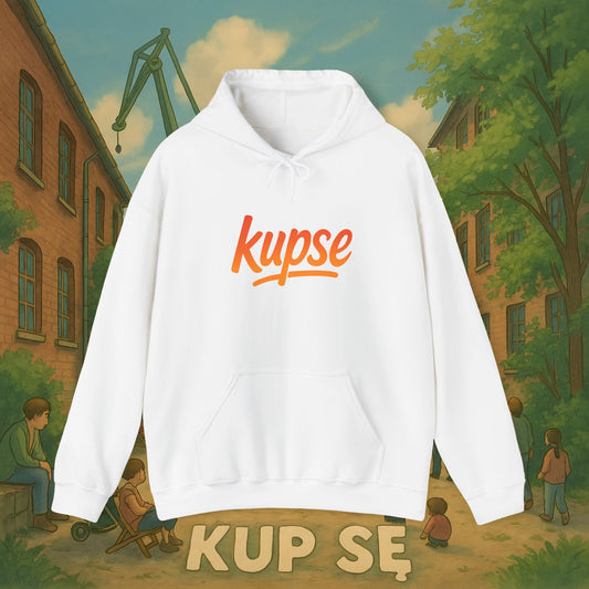 Unisex Heavy Blend Hoodie – Logo Orange – Kup Se