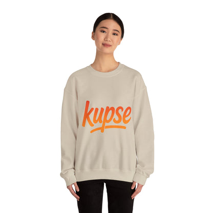 Bluza unisex z grafiką Kup Se Logo Orange – klasyczny crewneck i miejski styl