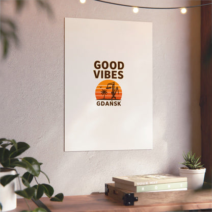 Obraz na panelu aluminiowym Good Vibes – trwały wydruk w stylu Kup Se