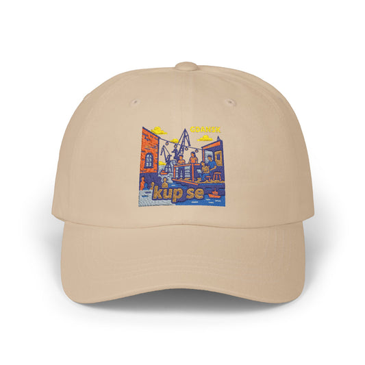Czapka z daszkiem z grafiką Kup Se Vibe – modny Dad Cap z charakterem