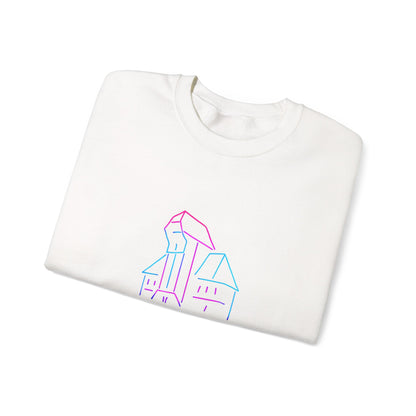 Bluza unisex z grafiką Kup Se GDN Nights – klasyczny crewneck i miejski styl