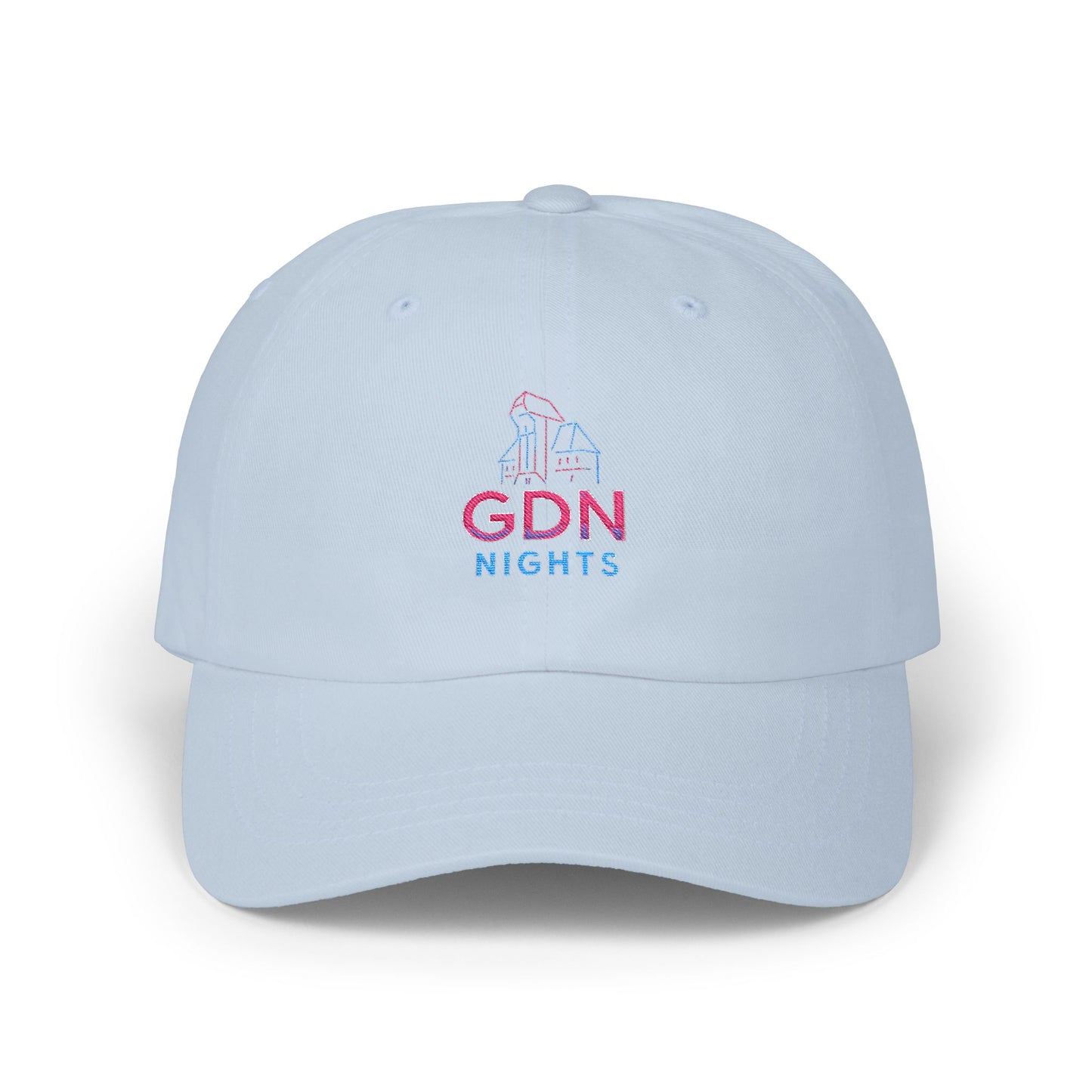 Czapka z daszkiem z grafiką Kup Se GDN Nights – modny Dad Cap z charakterem