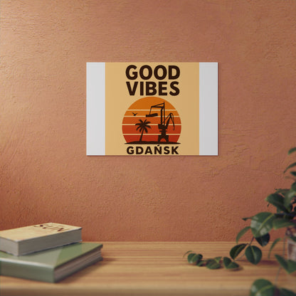 Obraz na panelu aluminiowym Good Vibes Desert – trwały wydruk w stylu Kup Se