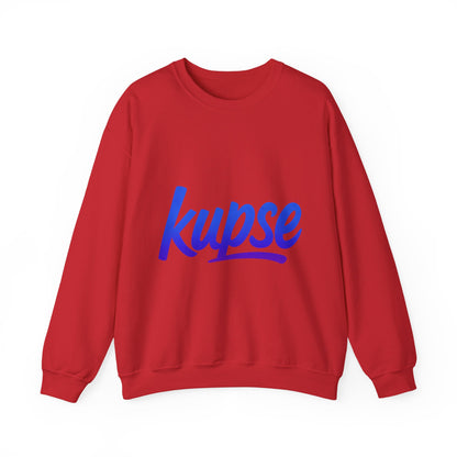 Bluza unisex z grafiką Kup Se Logo Blue – klasyczny crewneck i miejski styl
