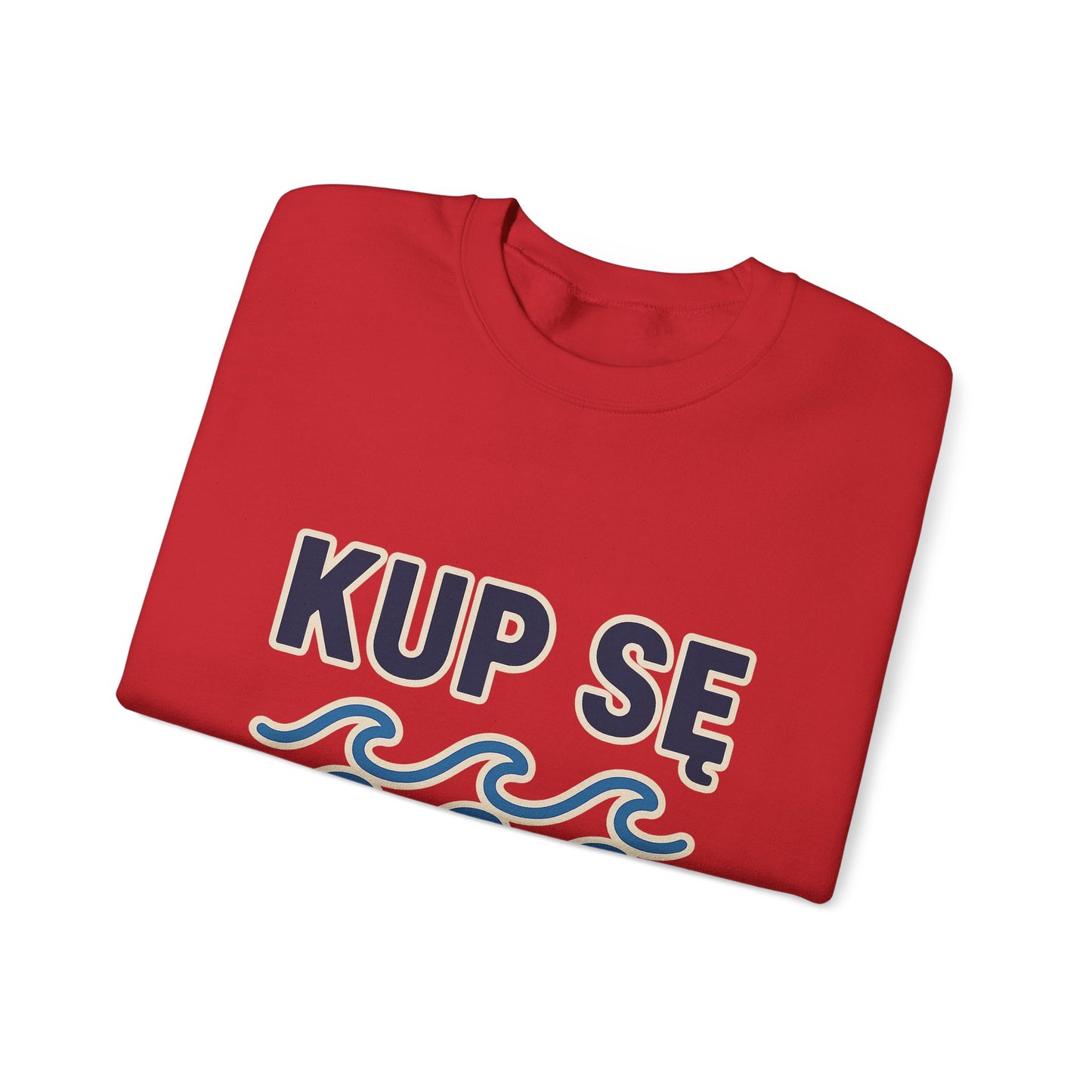 Bluza unisex z grafiką Kup Se Fale – klasyczny crewneck i miejski styl