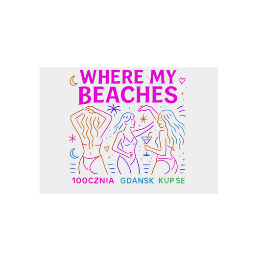 Obraz na panelu aluminiowym Where My Beaches – trwały wydruk w stylu Kup Se