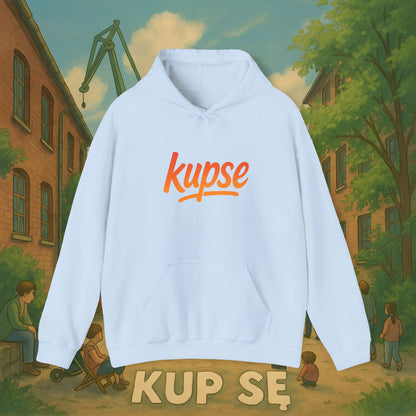 Unisex Heavy Blend Hoodie – Logo Orange – Kup Se
