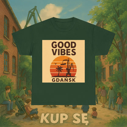 KupSe Good Vibes Desert Style t-shirt - Unisex Heavy Cotton Tee