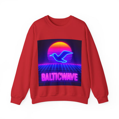 Bluza unisex z grafiką Kup Se Baltic Wave – klasyczny crewneck i miejski styl