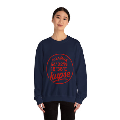 Bluza unisex z grafiką Kup Se Koordynaty – klasyczny crewneck i miejski styl
