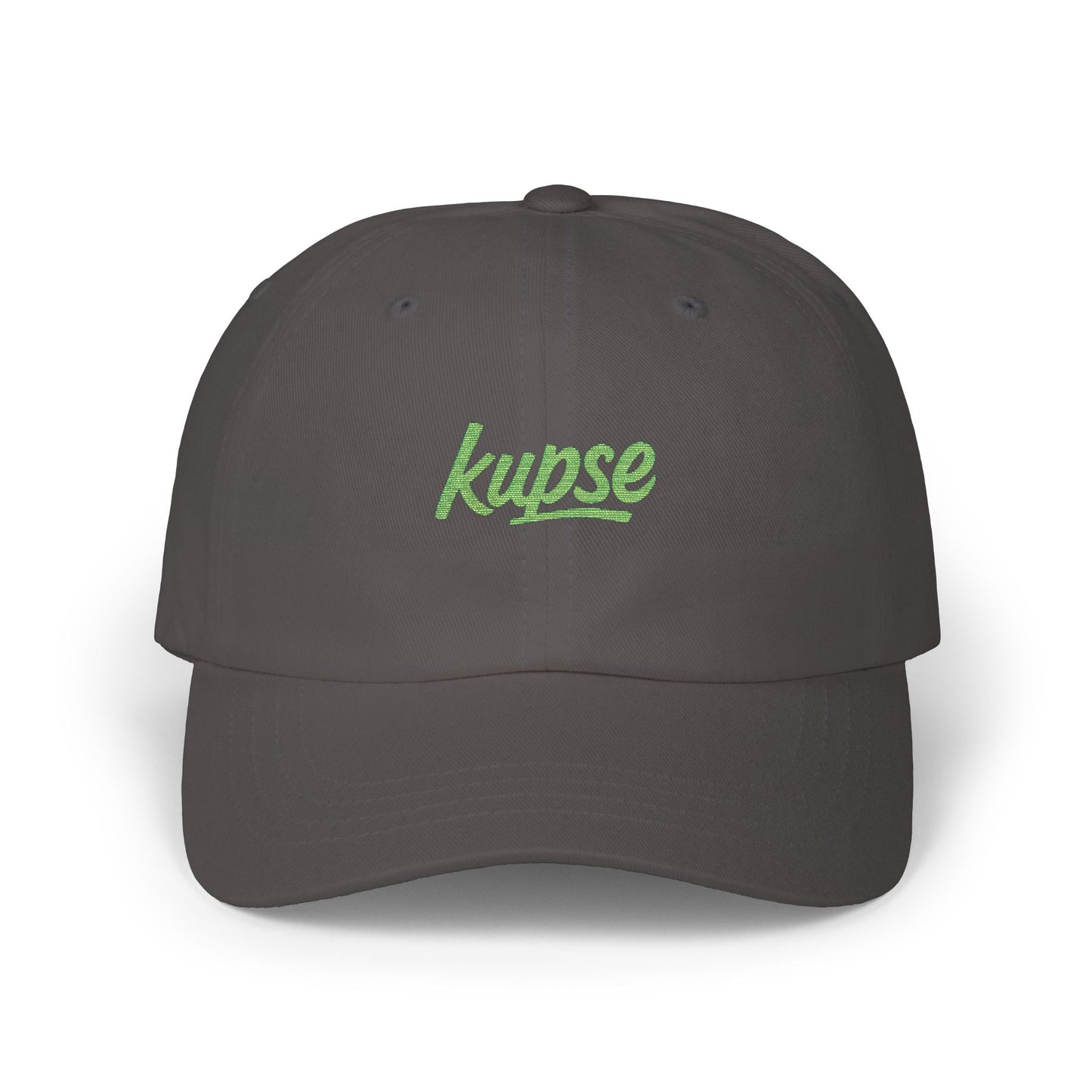 Czapka z daszkiem z grafiką Kup Se Logo Green – modny Dad Cap z charakterem