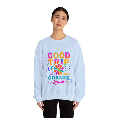 Bluza unisex z grafiką Kup Se Good Trip – klasyczny crewneck i miejski styl
