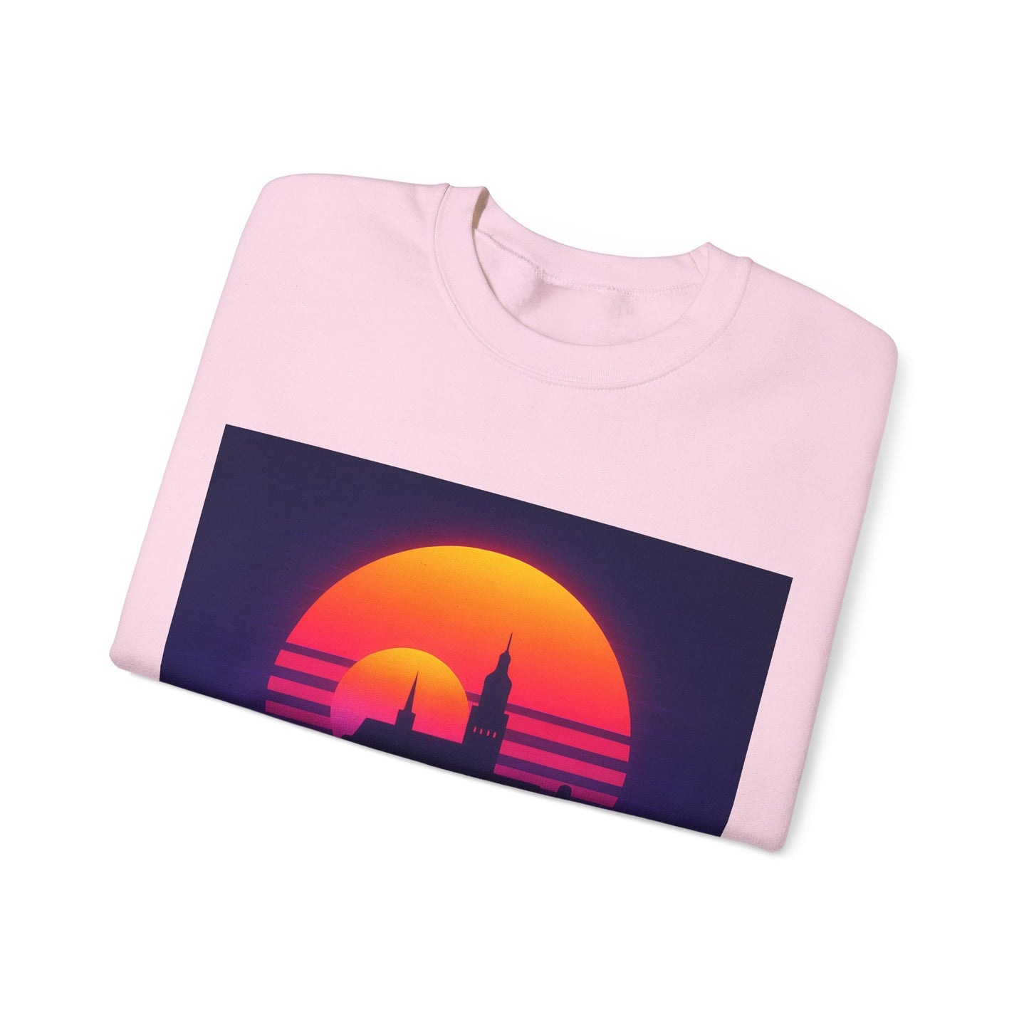 Bluza unisex z grafiką Kup Se Panorama Gdańsk – klasyczny crewneck i miejski styl