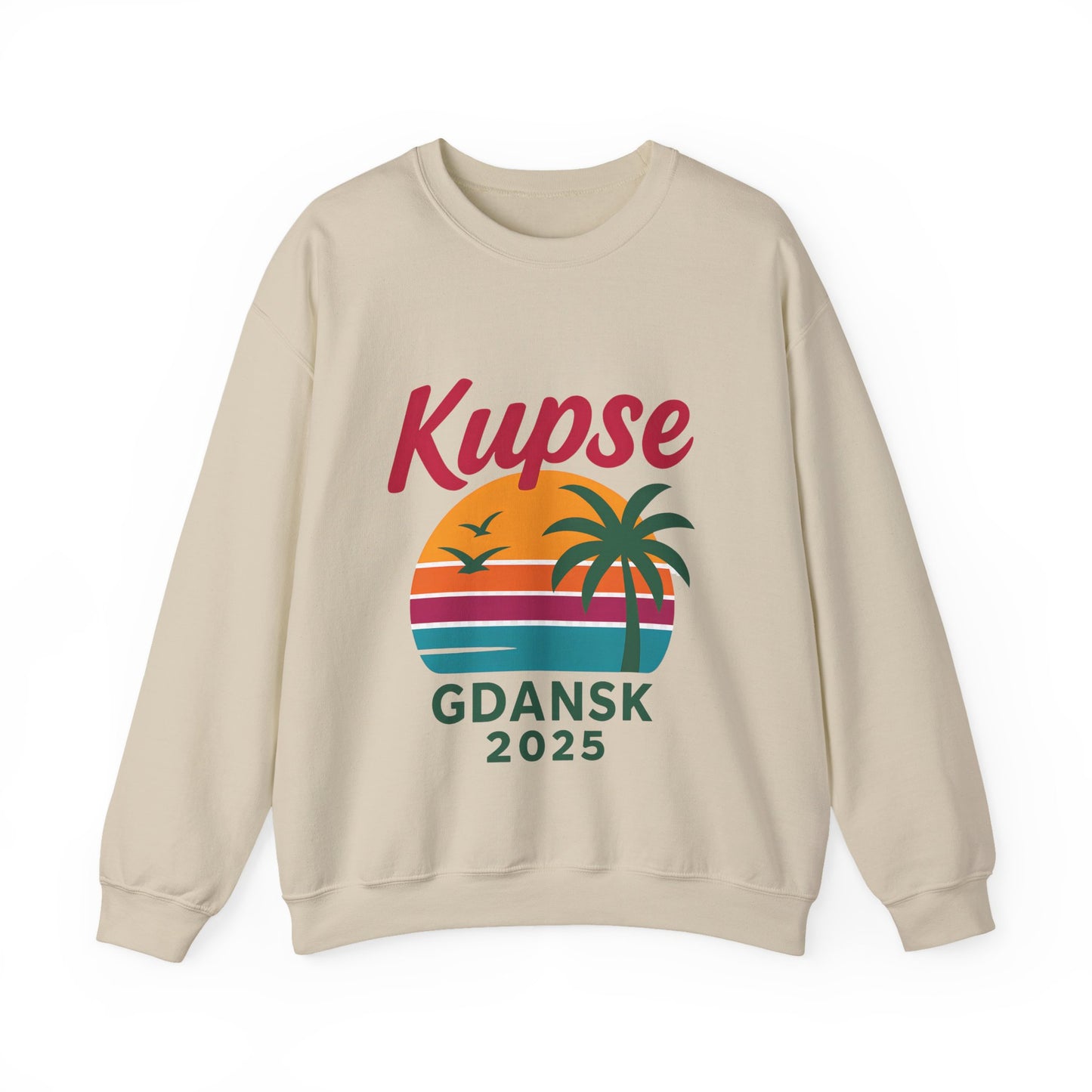 Bluza unisex z grafiką Kup Se 90s – klasyczny crewneck i miejski styl