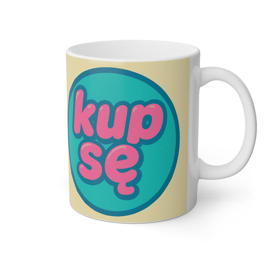 Kubek z Logo Kup Se – Kolorowy Akcent Każdego Dnia