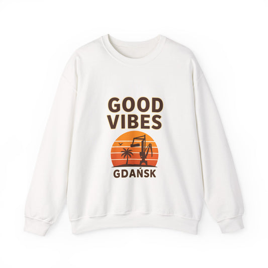 Bluza unisex z grafiką Kup Se Good Vibes – klasyczny crewneck i miejski styl