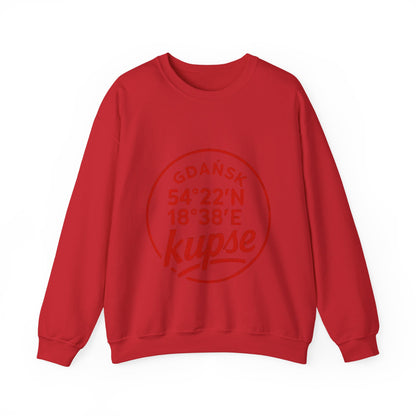 Bluza unisex z grafiką Kup Se Koordynaty – klasyczny crewneck i miejski styl