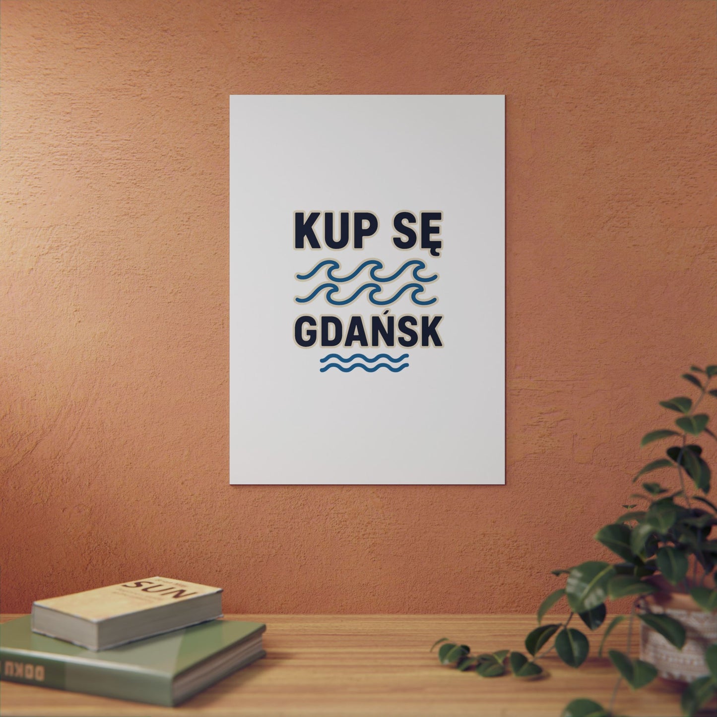 Obraz na panelu aluminiowym Gdańsk Fale – trwały wydruk w stylu Kup Se