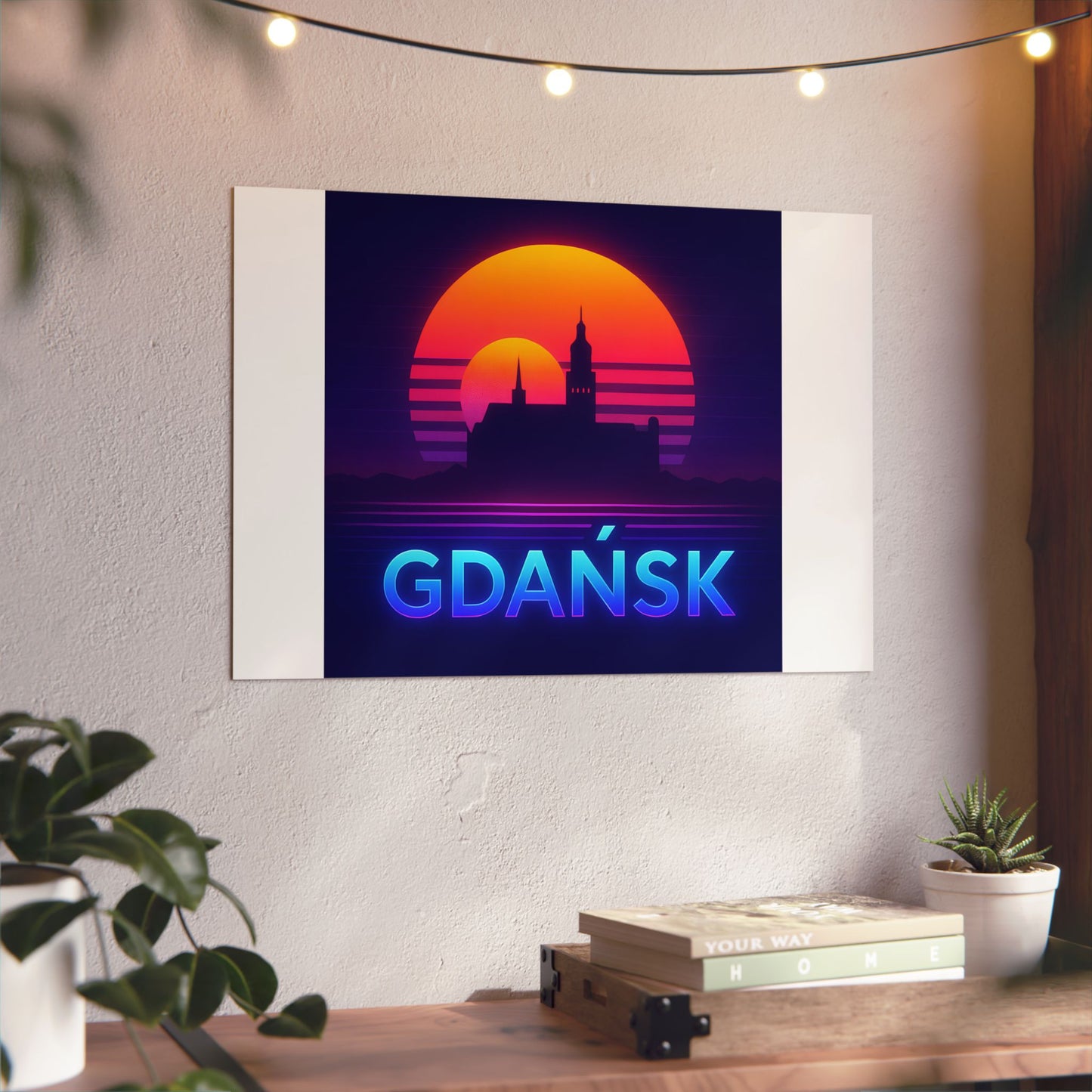 Obraz na panelu aluminiowym Panorama Gdańsk – trwały wydruk w stylu Kup Se