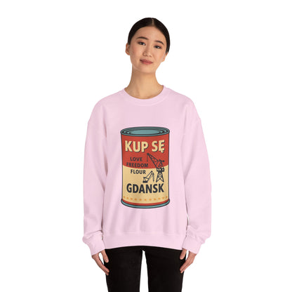 Bluza unisex z grafiką Kup Se Campbell– klasyczny crewneck i miejski styl