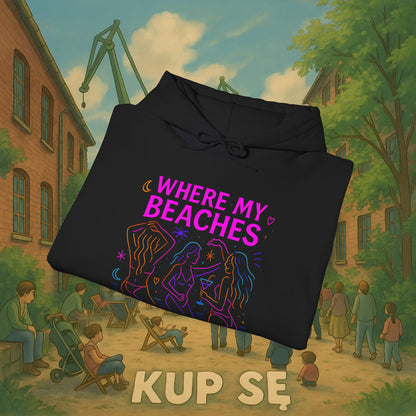 Unisex Heavy Blend Hoodie – Where My Beaches – Kup Se