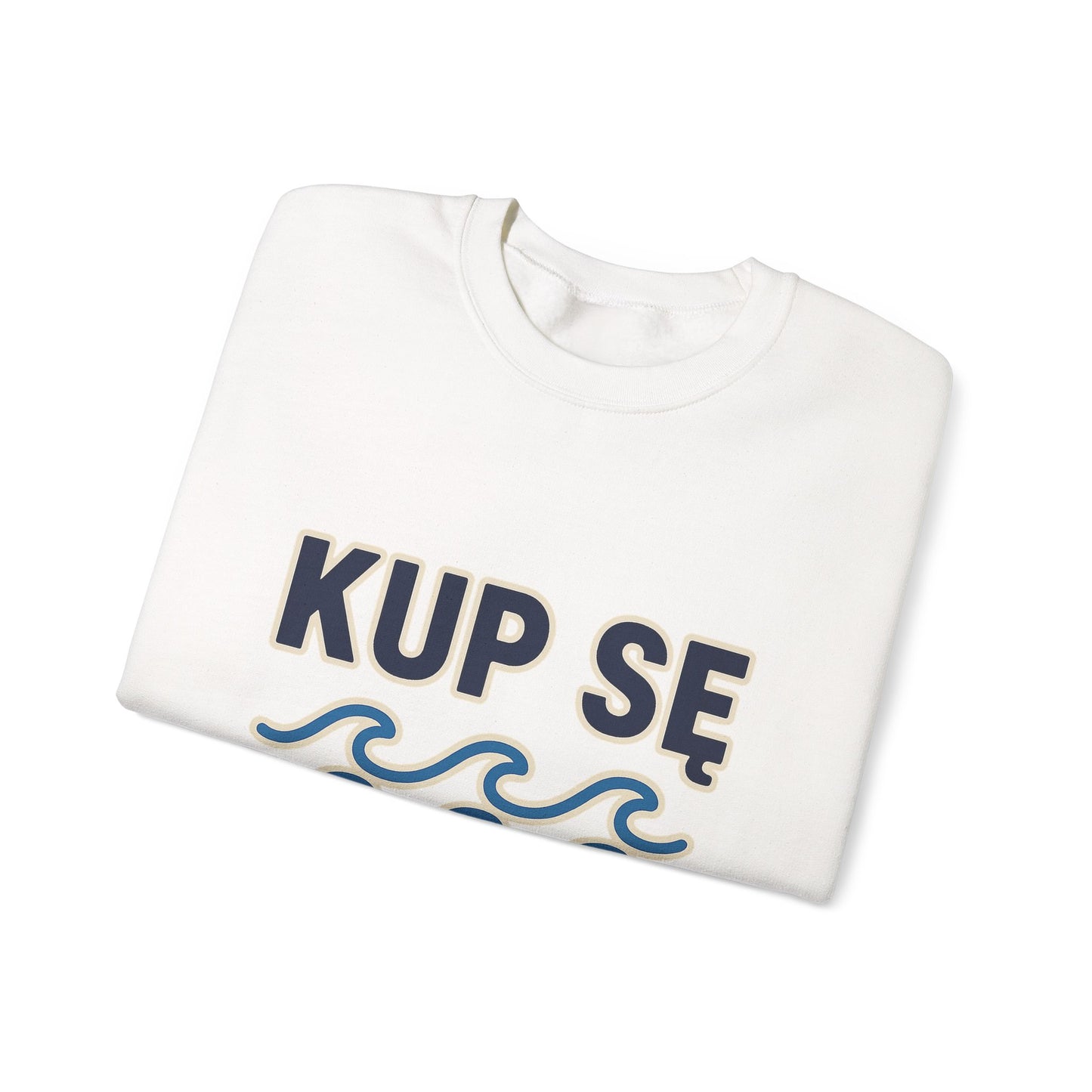 Bluza unisex z grafiką Kup Se Fale – klasyczny crewneck i miejski styl