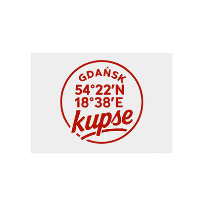 Obraz na panelu aluminiowym Koordynaty – trwały wydruk w stylu Kup Se