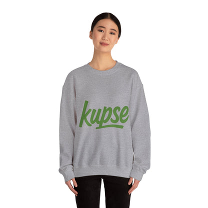 Bluza unisex z grafiką Kup Se Logo Green – klasyczny crewneck i miejski styl