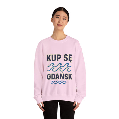 Bluza unisex z grafiką Kup Se Fale – klasyczny crewneck i miejski styl