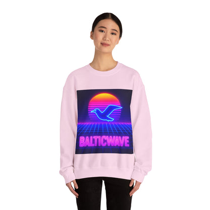Bluza unisex z grafiką Kup Se Baltic Wave – klasyczny crewneck i miejski styl