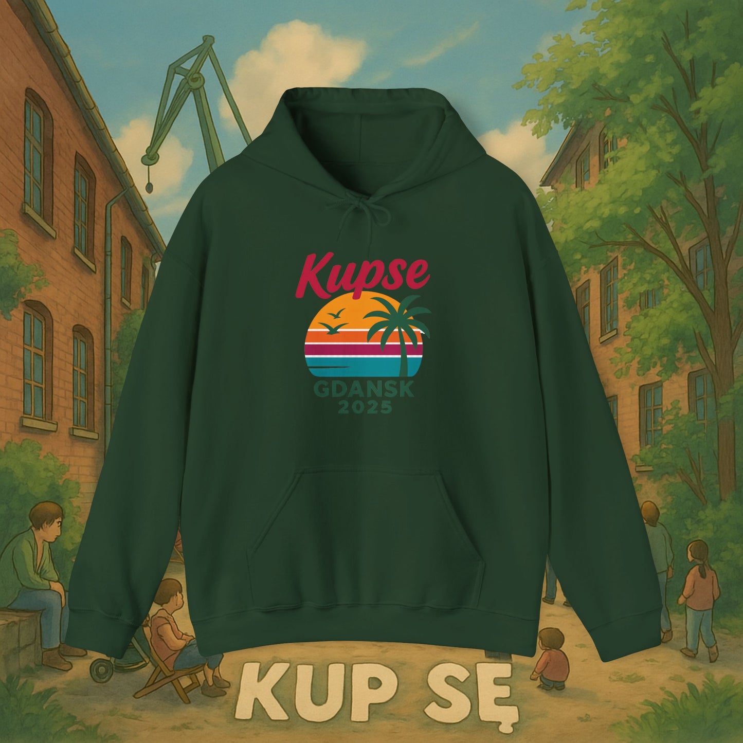 Unisex Heavy Blend Hoodie – 90s – Kup Se