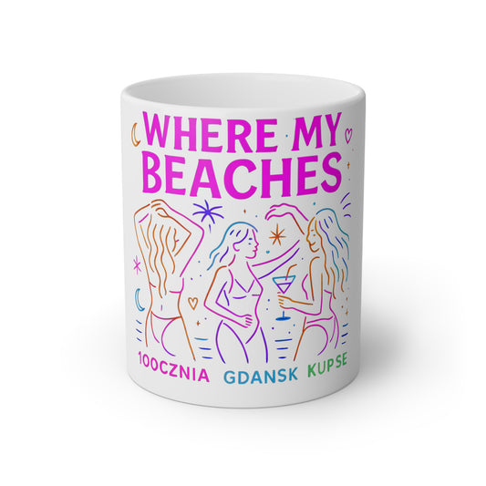 Kubek KupSe – Where My Beaches, Unikatowy Design, Lokalny Styl