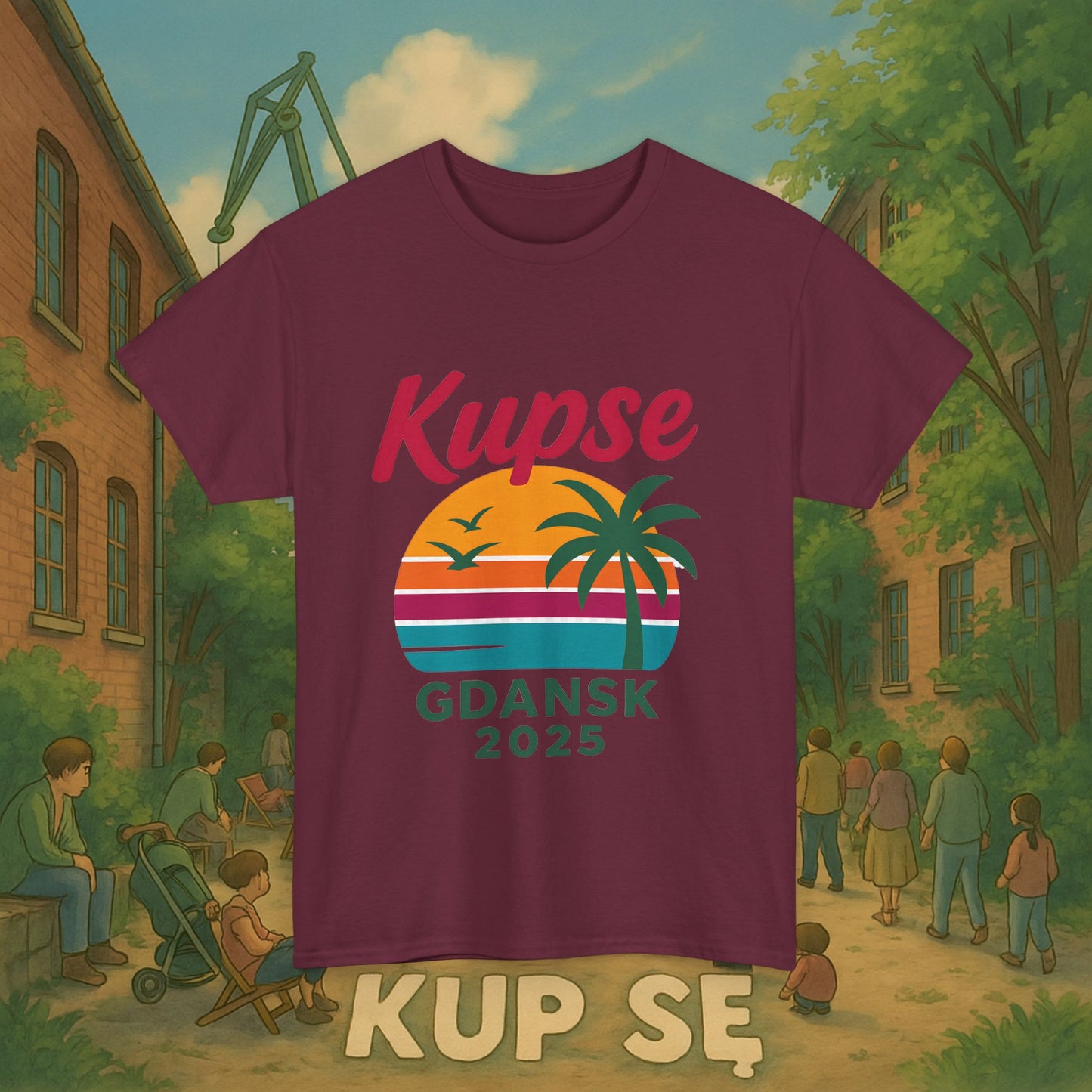 KupSe 90's Style t-shirt - Unisex Heavy Cotton Tee
