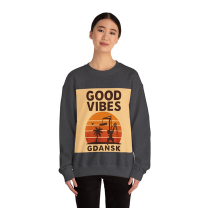 Bluza unisex z grafiką Kup Se Good Vibes Desert – klasyczny crewneck i miejski styl